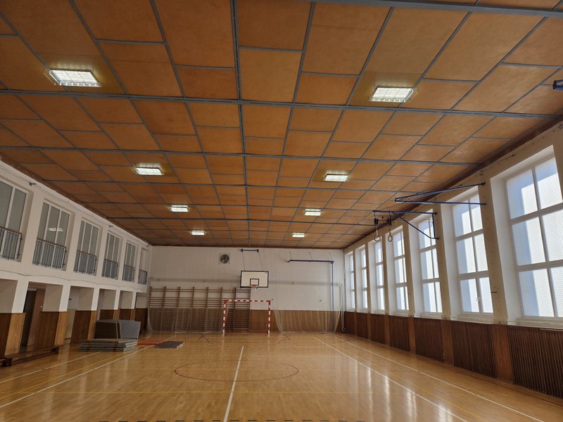 Rekonstrukce osvětlení tělocvičny (Strážnice)