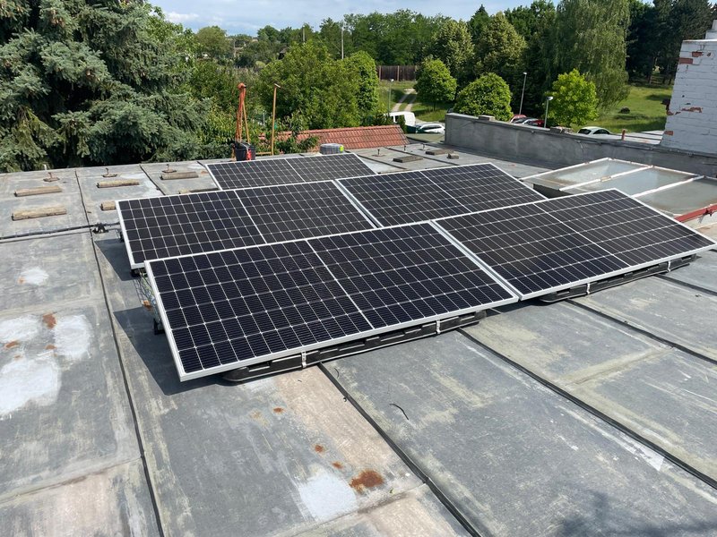 Fotovoltaický ohřev vody (Hodonín)